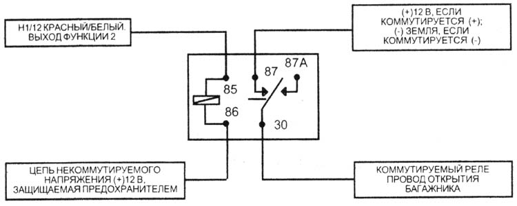Н1/12. Красный/белый провод.